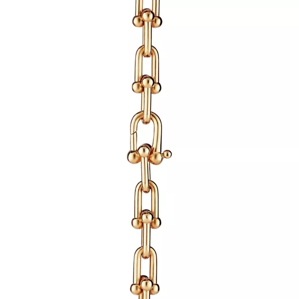 Колье из жёлтого золота с жемчугом, Tiffany ⚜️Hard Wear Pearl