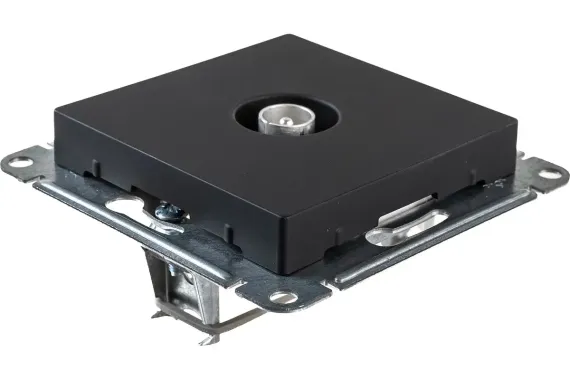 Розетка TV Systeme Electric ATLASDESIGN карбон 37178