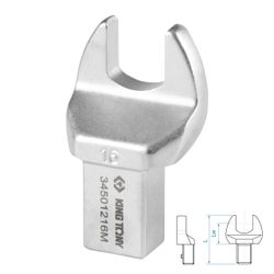 KING TONY (34501216M) Насадка рожковая серии "FIT", 16 мм, 14х18 мм