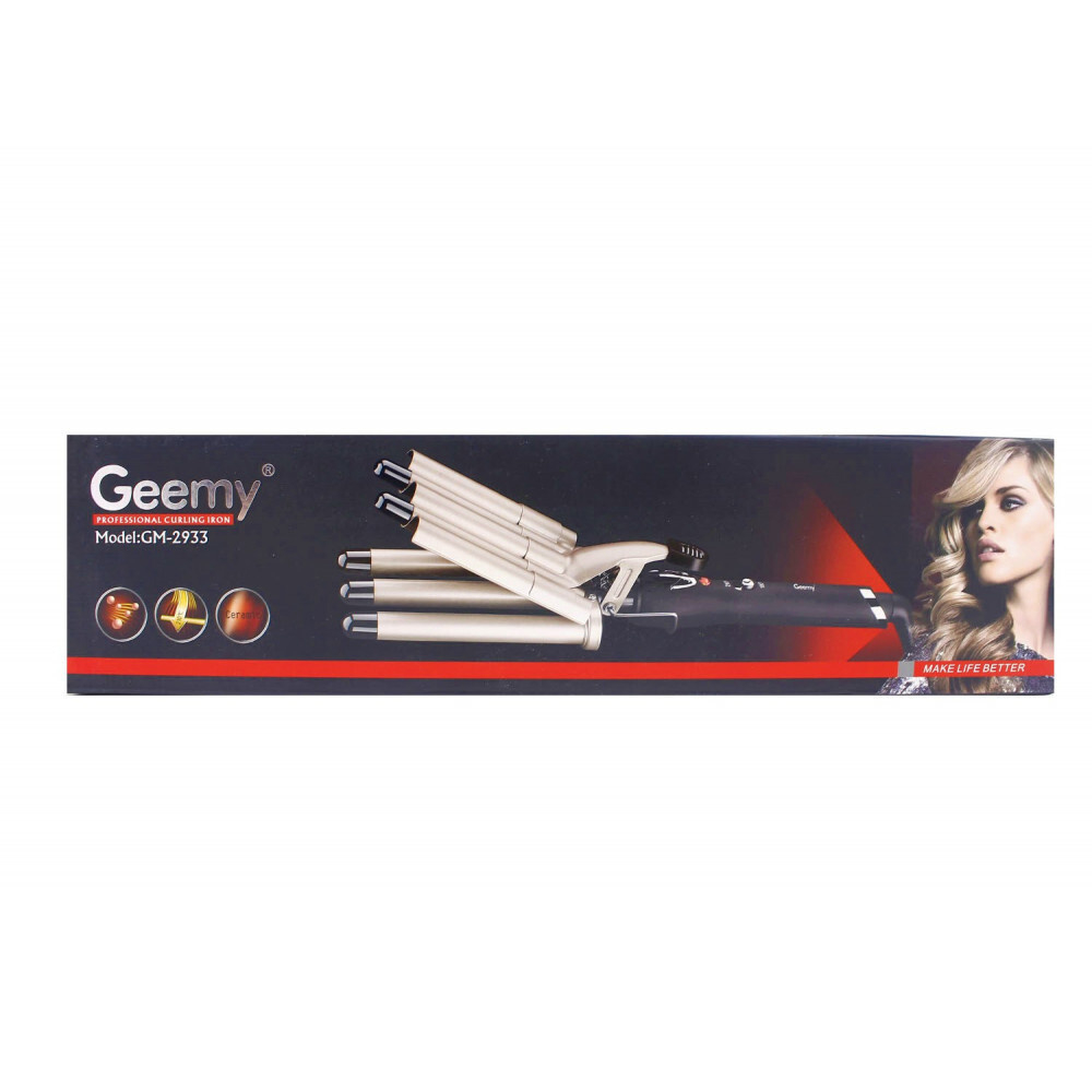 Geemy GM-2933 плойка 5 волновая ,щипцы для завивки