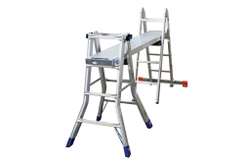 STABILO Шарнирная телескопическая лестница 4х4 (133953)