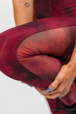 Леггинсы HIGH WAISTED MESH LEGGINGS IMPACT 479 Красные
