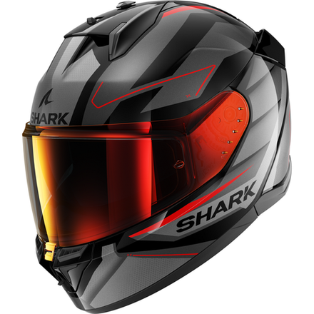 Шлем интеграл Shark D-SKWAL 3 SIZLER Black/Anthracite/Red, XL