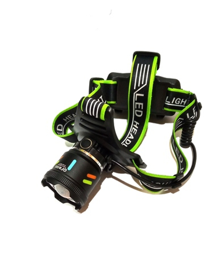 Фонарь налобный высокой яркости "белый лазер" Огонь HT-3126-PM20-TG