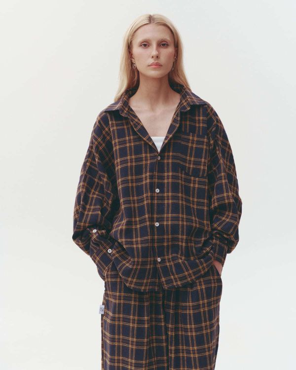 Рубашка Cowboy Shirt темно-синяя - фото 1