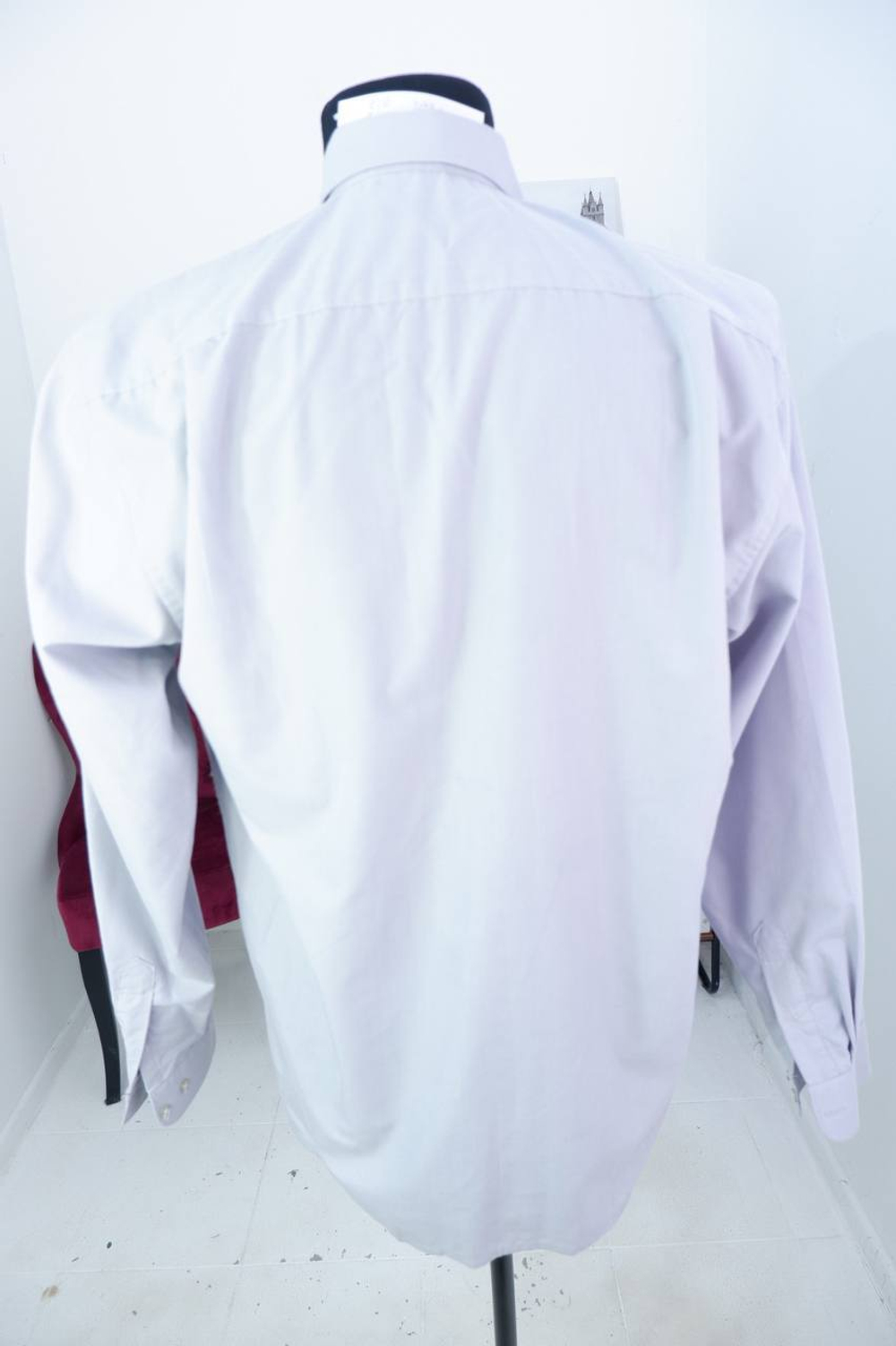 Рубашка в классическом стиле, однотонная 50-52 размер