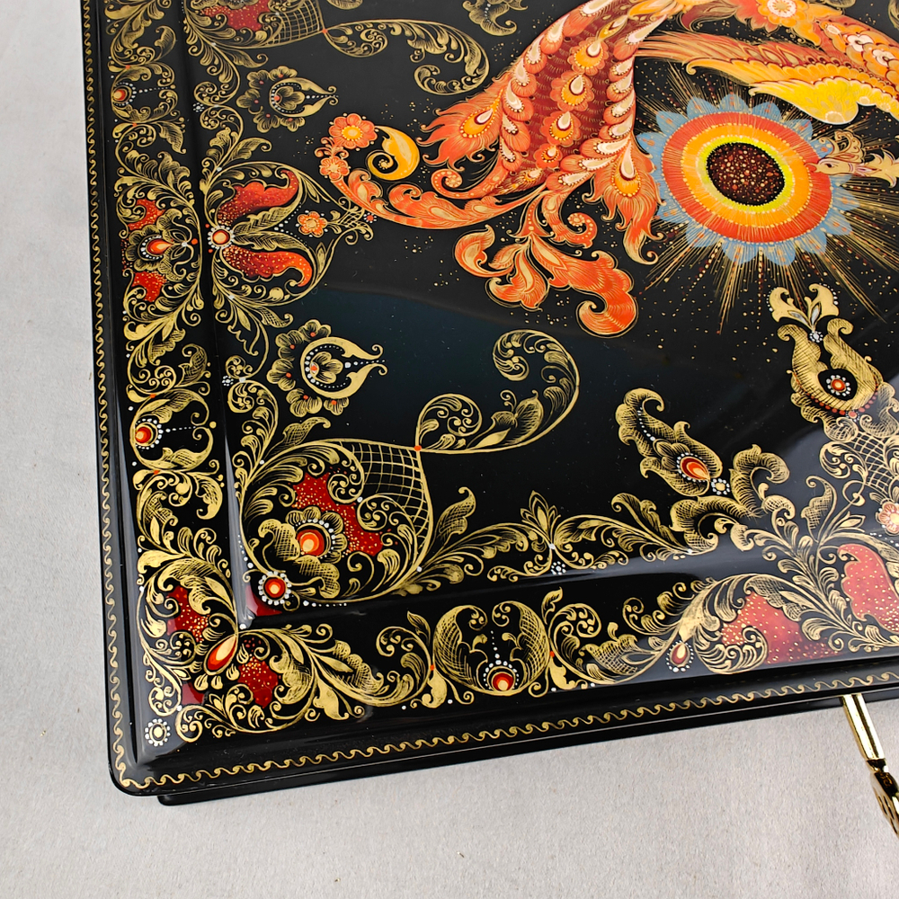 Шкатулка для бумаг А4 "Жар-птица"