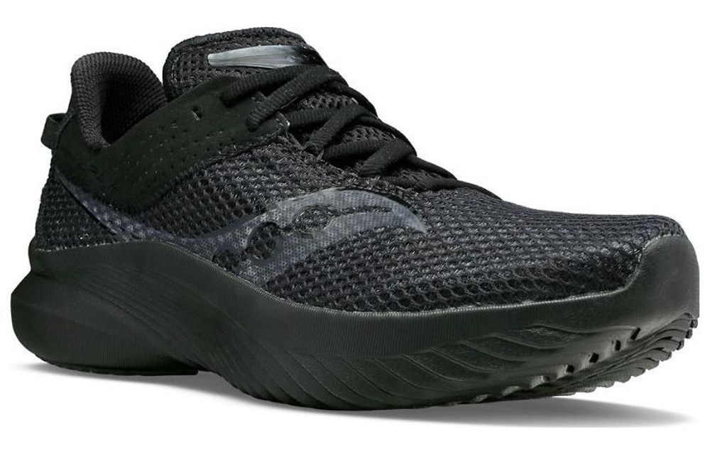 Saucony Kinvara 14 comfortable, breathable, lightweight, low-cut casual running shoes men's black