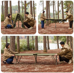 Раскладушка Naturehike XJC14, 205х73х49 см, до 120 кг, зеленая