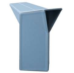 Табурет Atelier серо-голубая экокожа