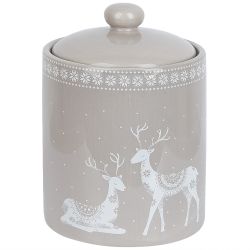 Банка для сыпучих продуктов " " d=14см. h=20см. v=1700мл(керамика) (подарочная упаковка)