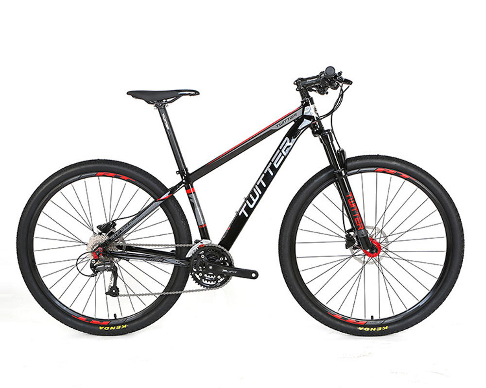 Велосипед Twitter 2023 MTB  мод. TW3900XC 29"  M2010-9S  AL6061 р. 17 цвет чёрно-красный