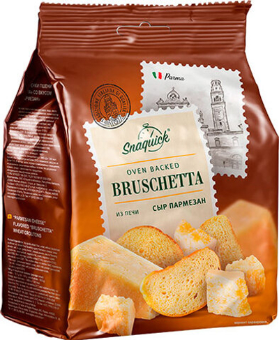 Брускетта со вкусом сыра Пармезан 80 г