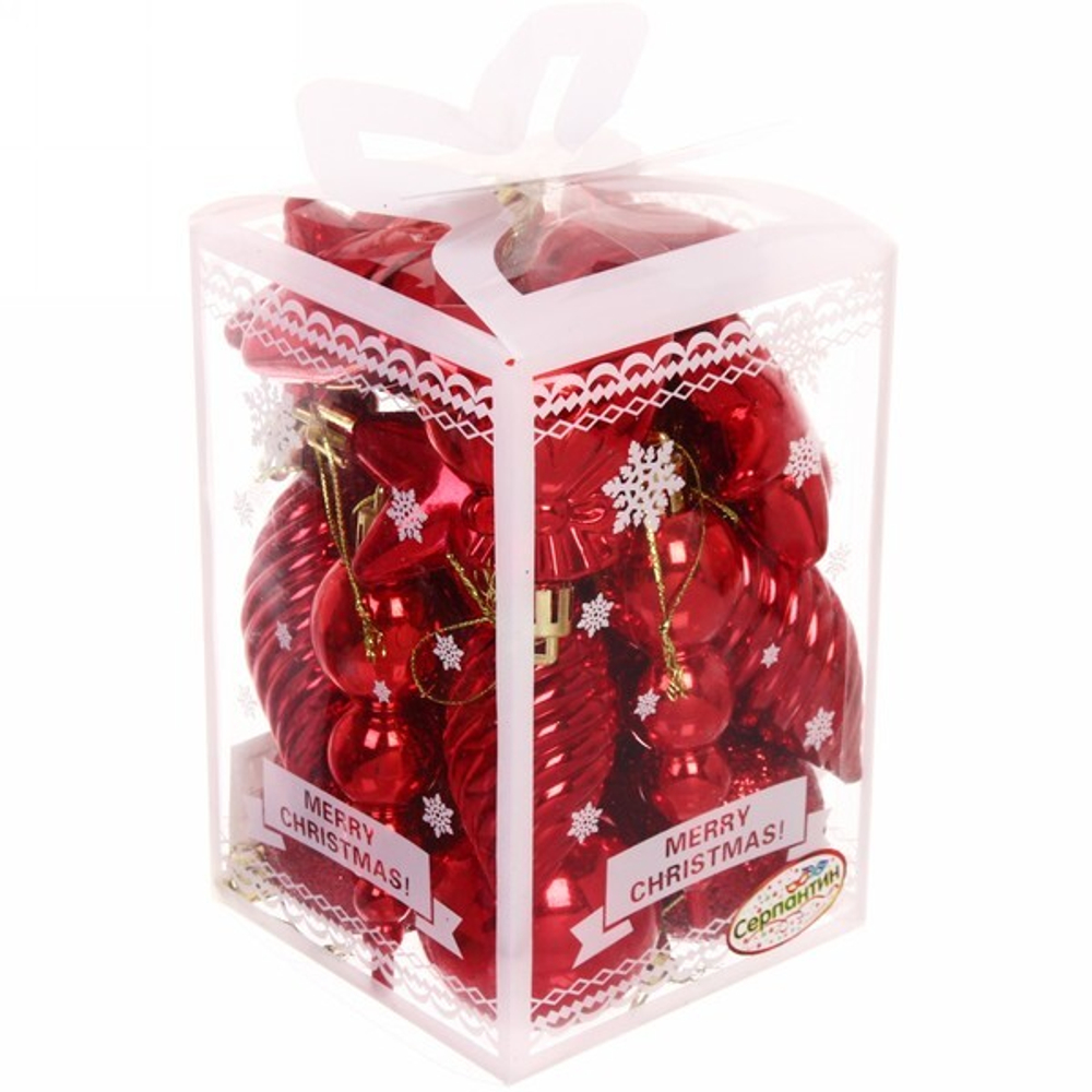 Набор украшений «Карнавал» (21 предмет), красный