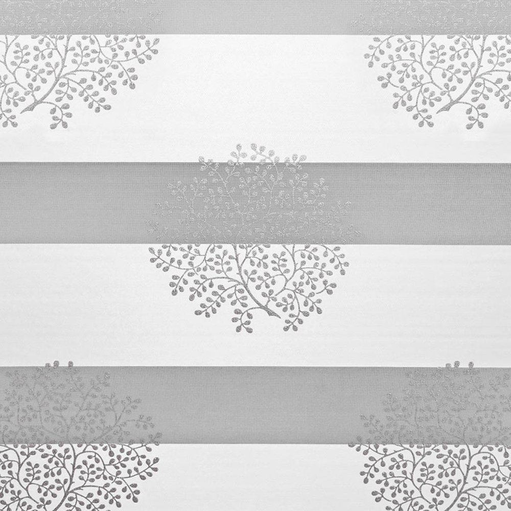 Рулонная штора День и ночь, 160х52 см, шир.крепл. 56 см, крем, серебро, СРШ-01МК-44802