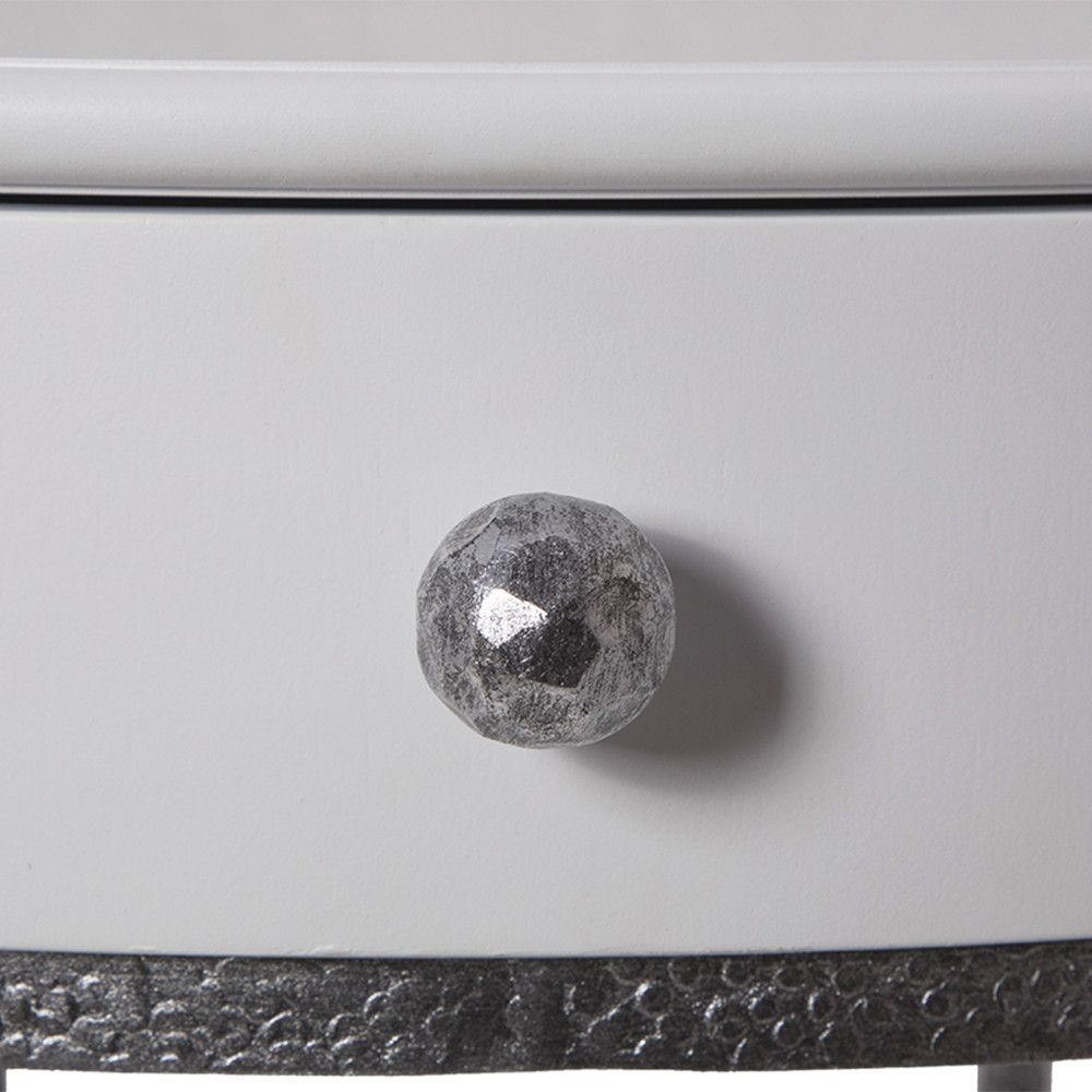 Туалетный столик Терра Айс Античное серебро