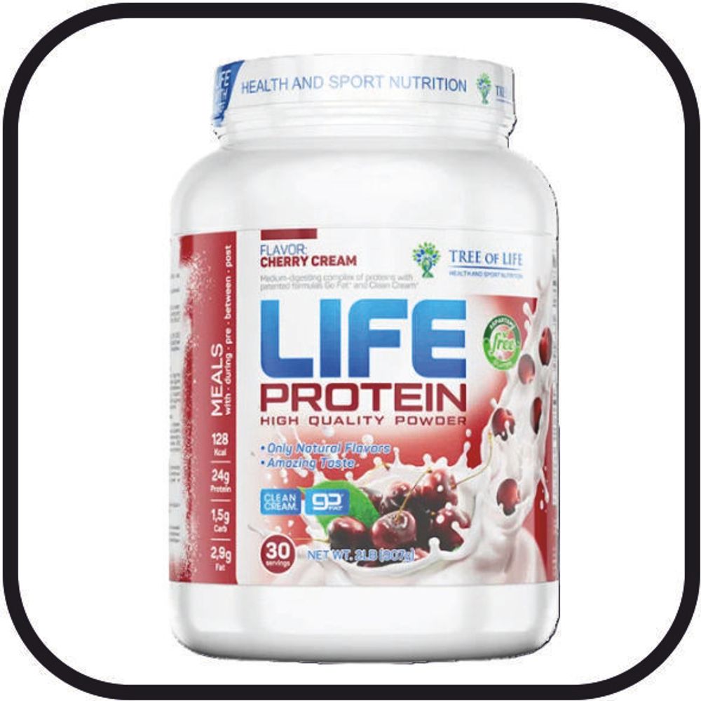 Протеин Life Protein , 908 г вишневый крем,