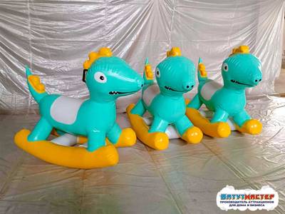 Надувная качалка «Зубастик», 2×0,7×1,4 м