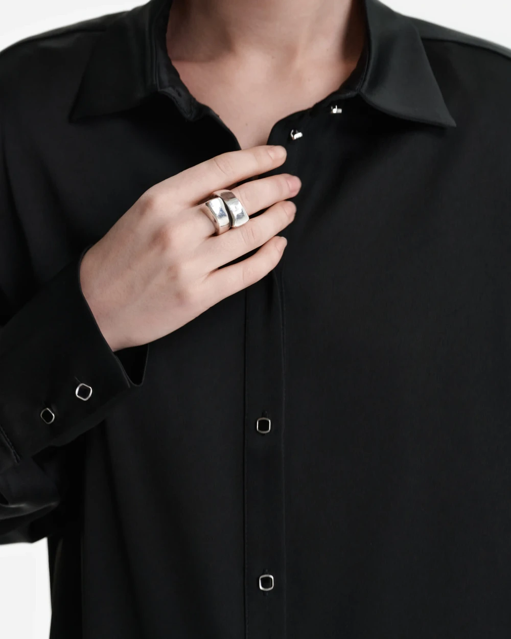 Сатиновая рубашка