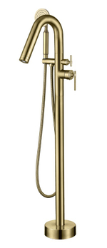 Смеситель напольный ETERNA MATT GOLD