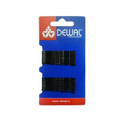 Dewal Невидимки-волна SLN50V-1/24, черные, 50 мм (24 шт)