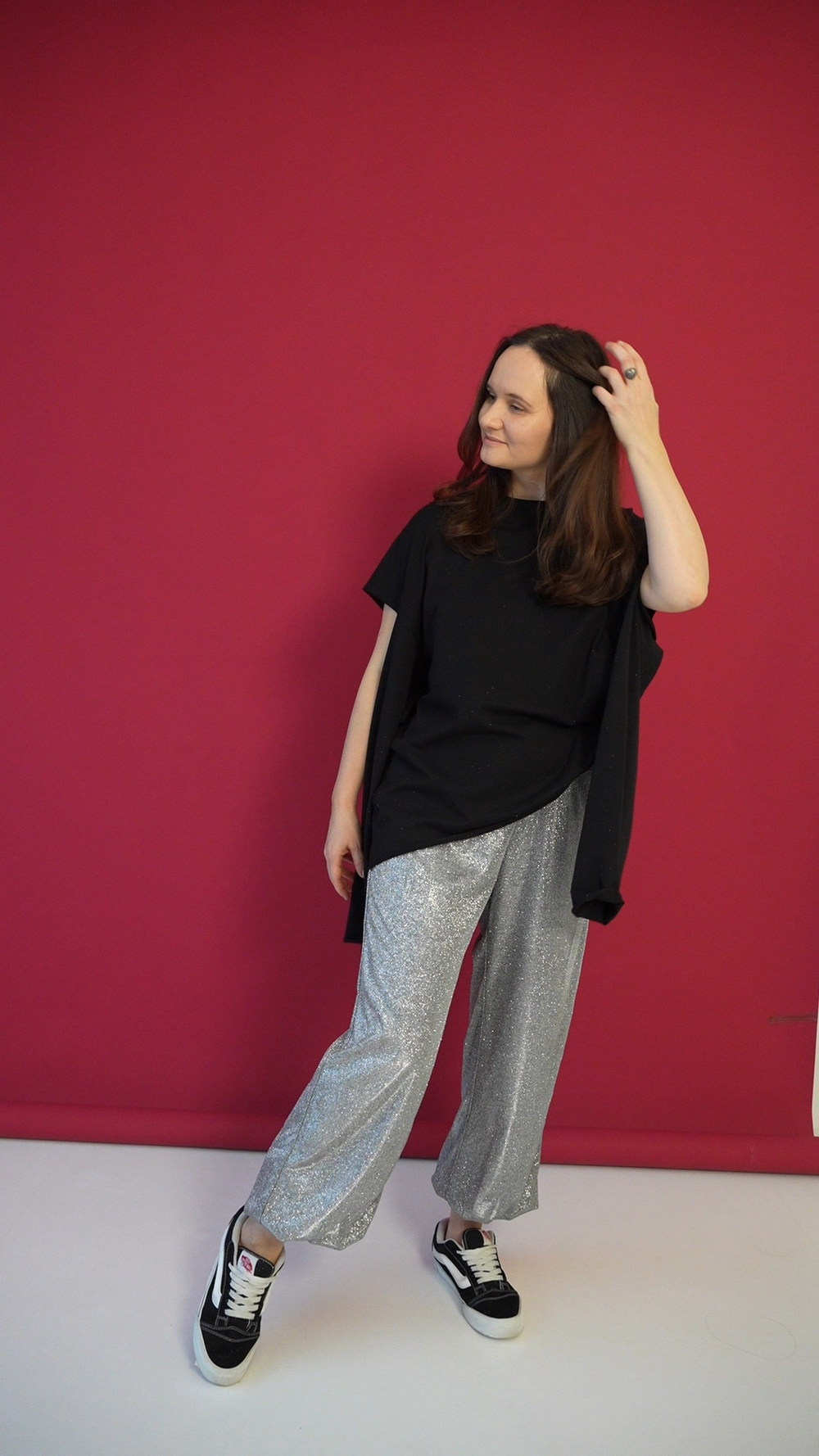 Джоггеры Оверсайз "СЕРЕБРЯНЫЙ ИНЕЙ"