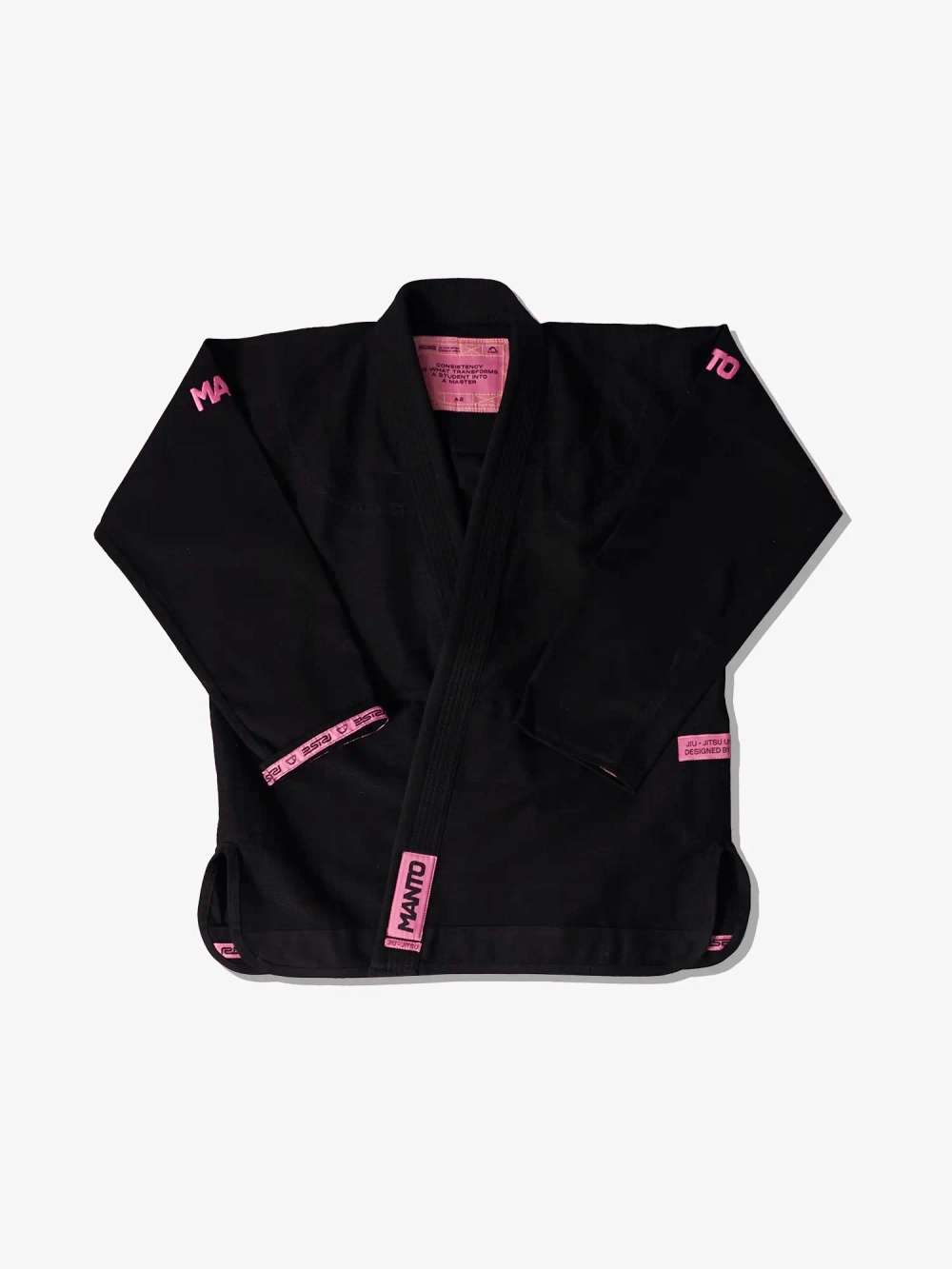 Кимоно MANTO "RISE 2.0" BJJ GI чёрно-розовое