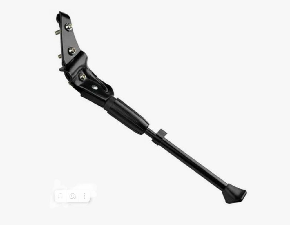 Подножка NUVO  20-28", алюминиевая, крепление на 2 пера, регулируемая, черная