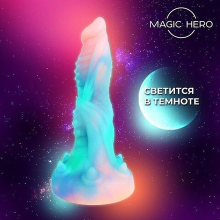 Светящийся в темноте фантазийный стимулятор - 21 см.