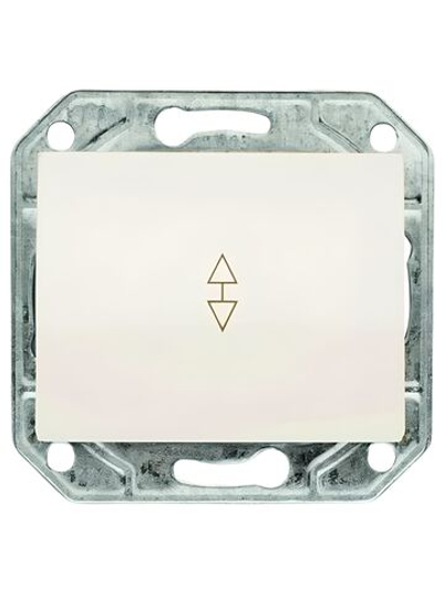 Переключатель 1-кл ProfiTec Corsa бежевый