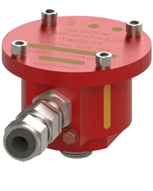 Сигнализатор давления универсальный (СД 0,02/12(1)G1/2-В.У3.1- "СДУ-М") с маркировкой взрывозащиты 1ЕxdIIСT4 с кабельным вводом