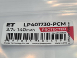 Аккумулятор ET LP401730-PCM
