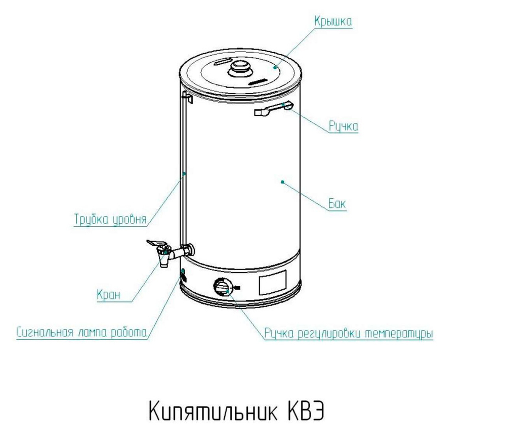 Кипятильник Abat КВЭ-30 (наливного типа)