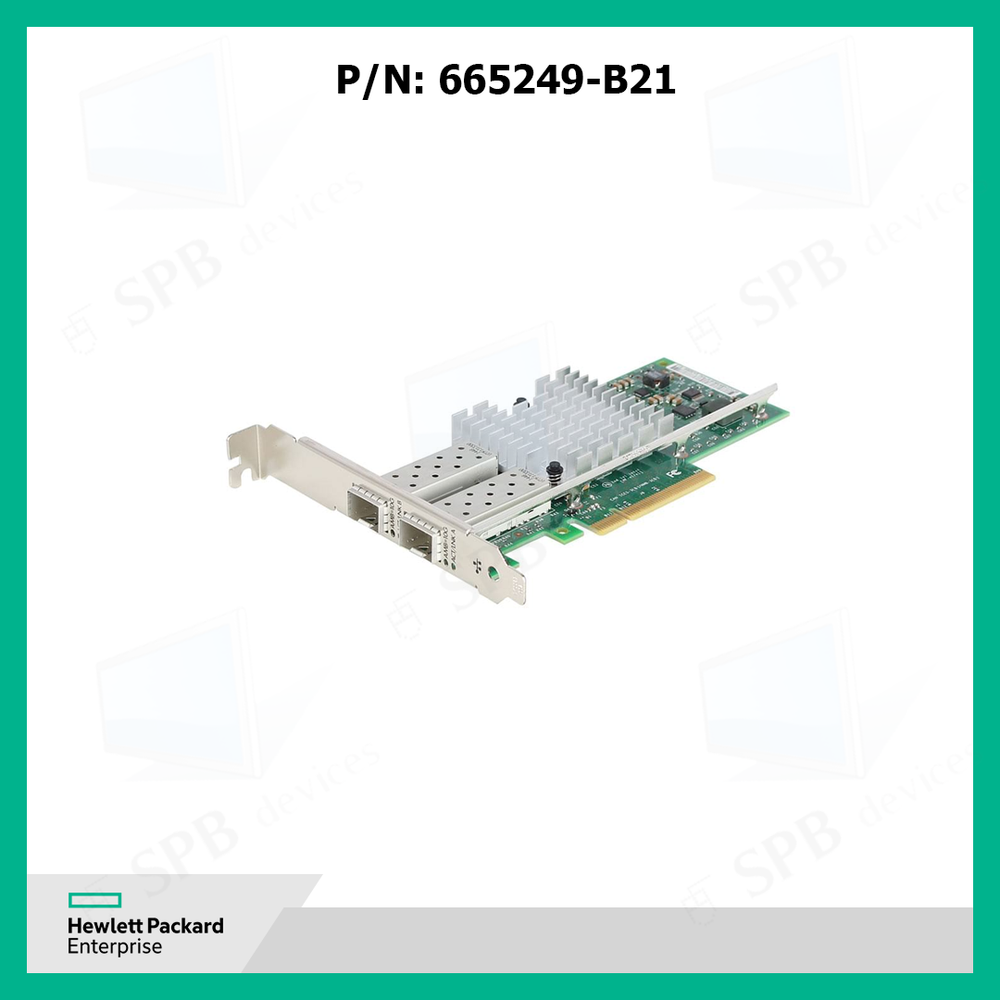 Сетевой адаптер HP Ethernet Adapter, 560SFP+, 2x10Gb, PCIe (2.0) 669279-001, 665249-B21