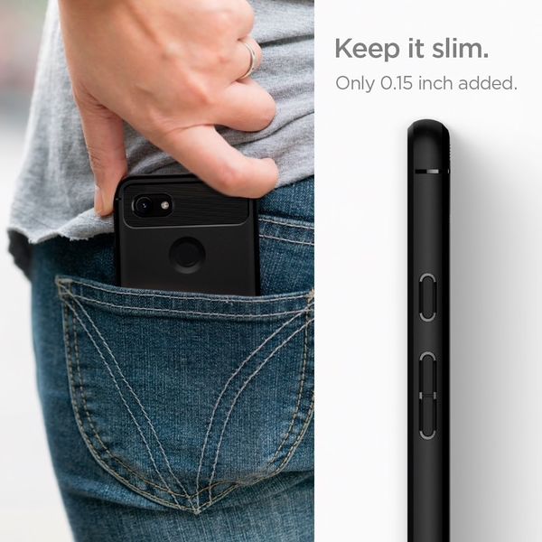 Чехол Spigen Rugged Armor для Google Pixel 3A XL (Black)