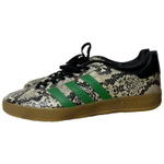 GUCCI/Gucci x adidas originals Gazelle casual snakeskin pattern wear-resistant low-top sneakers for men and women the same style green brown