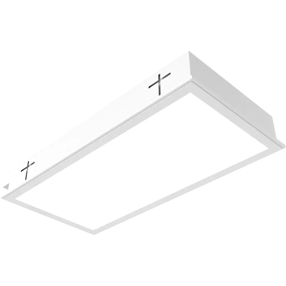 Светильник OPL/R ECO LED 300 EM 4000K CRI90 (295х595х85мм) СТ