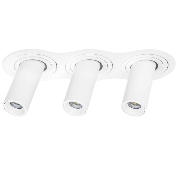 Комплект из светильника и рамки Lightstar Intero Tubo (217636+217262+217262+217262) i636262