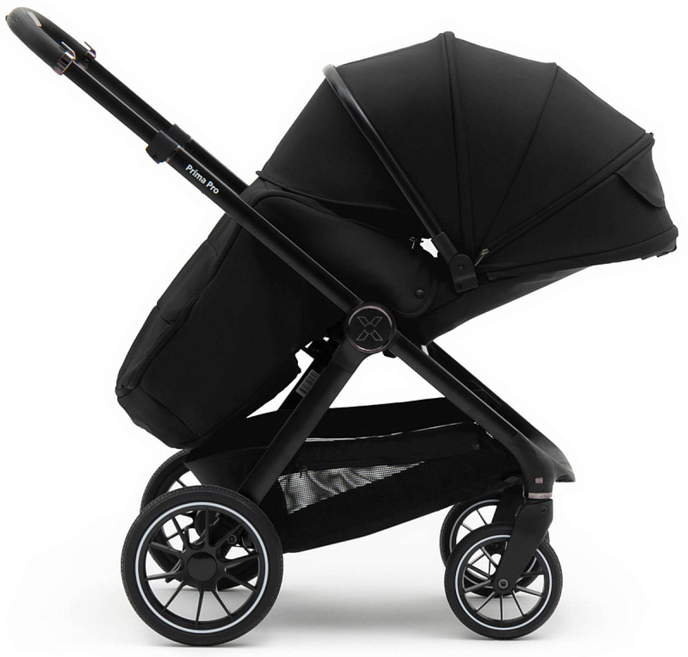 Коляска Agex Prima Pro 3 в 1 с автокреслом i-Team Grey APP626 Black (Черный)