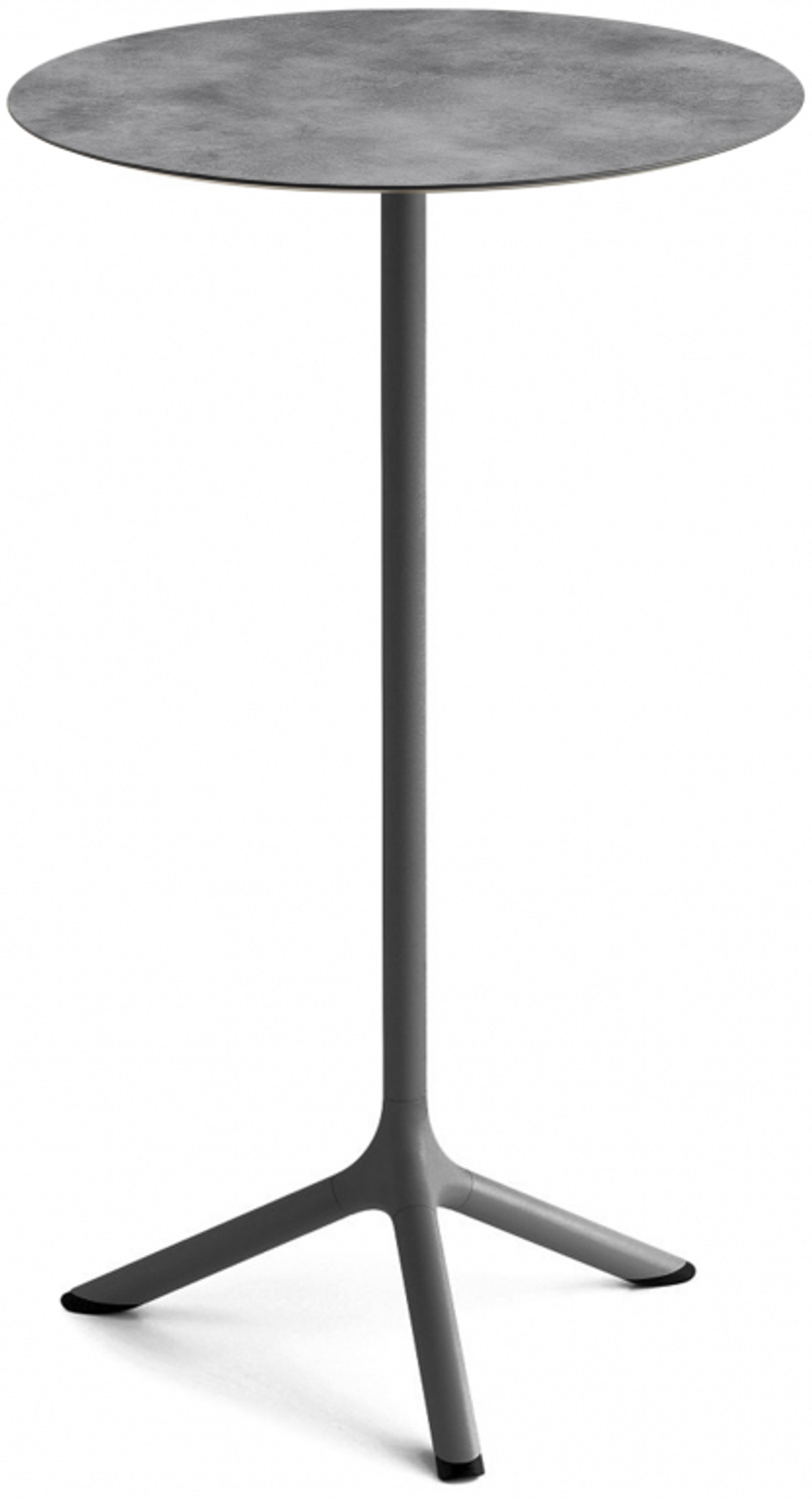 Стол ламинированный барный складной Scab Design Tripe Folding, антрацит, цементный