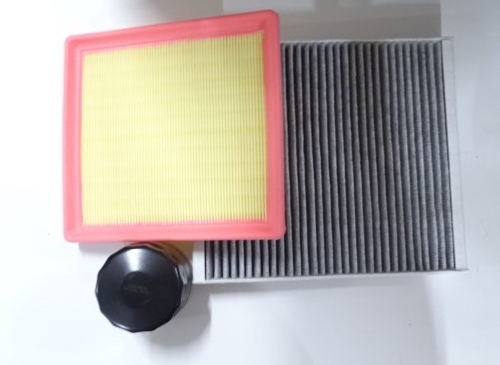 Комплект фильтров Volkswagen Polo с 2014 г. Rapid с 2017 г. (воздуш. + масл.+ салон.) (Carville Racing)