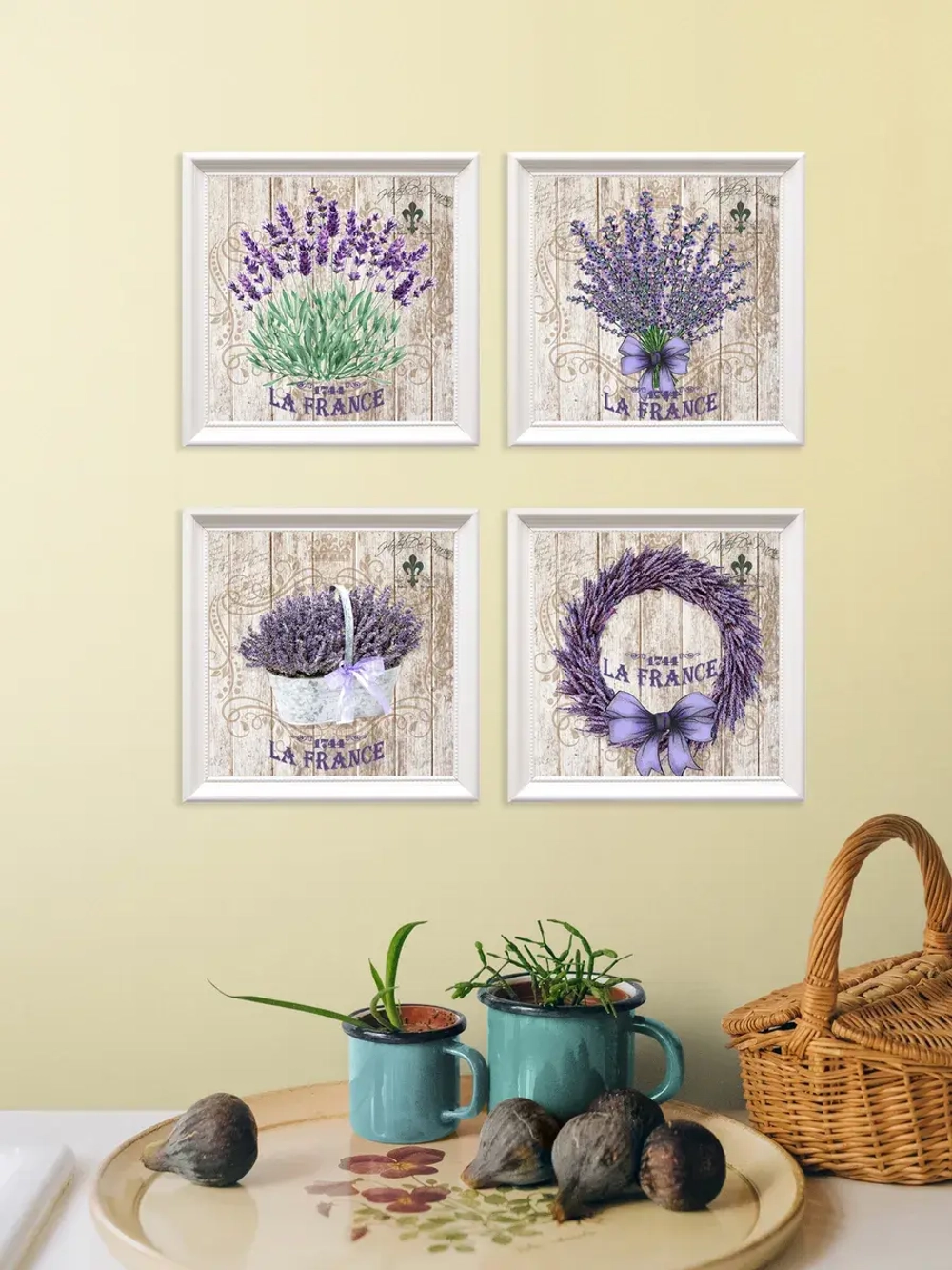 Картины на стену интерьерные на холсте 4 шт