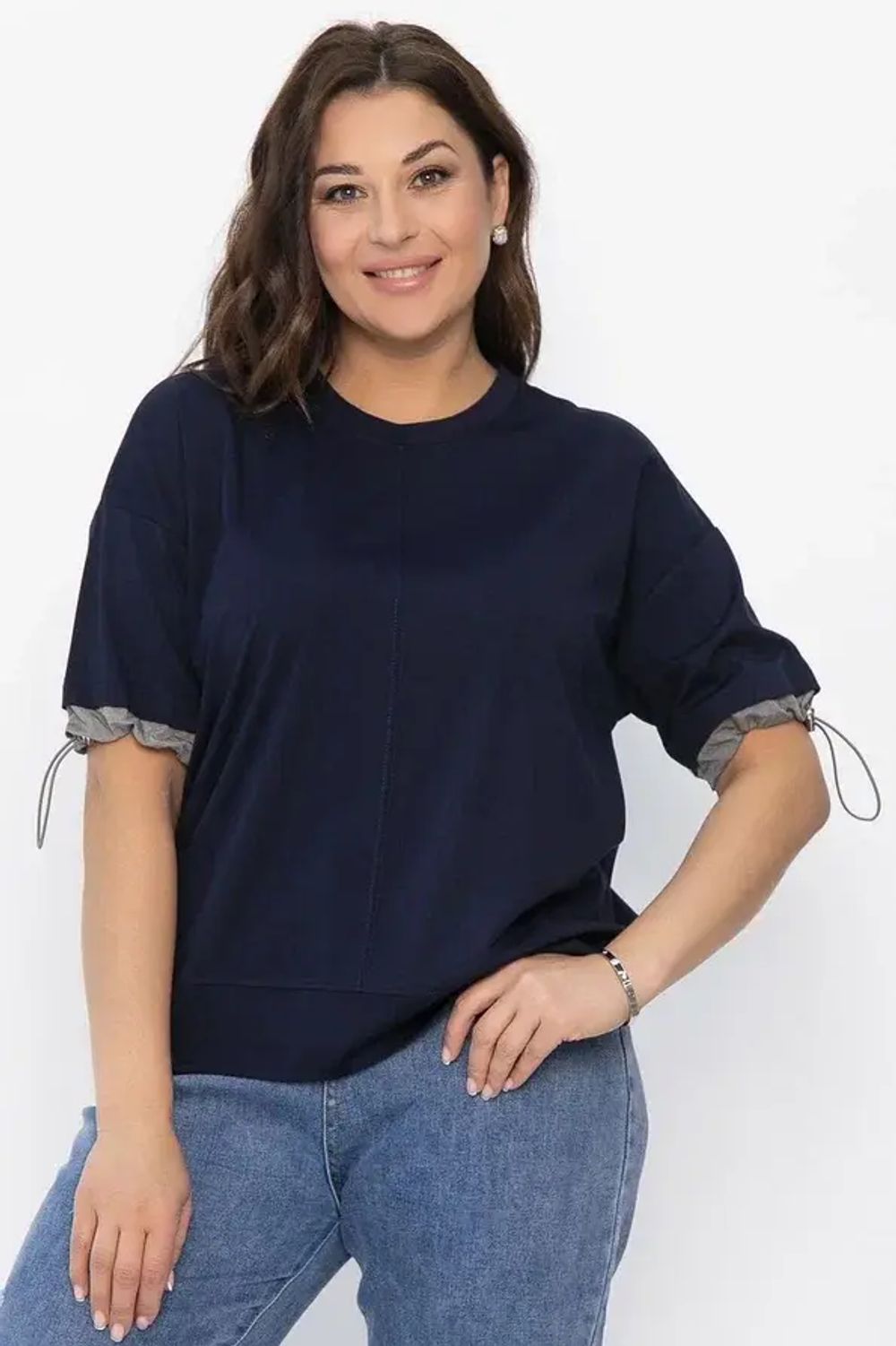 Блуза Софья (синяя) Б13941-1М LT Collection