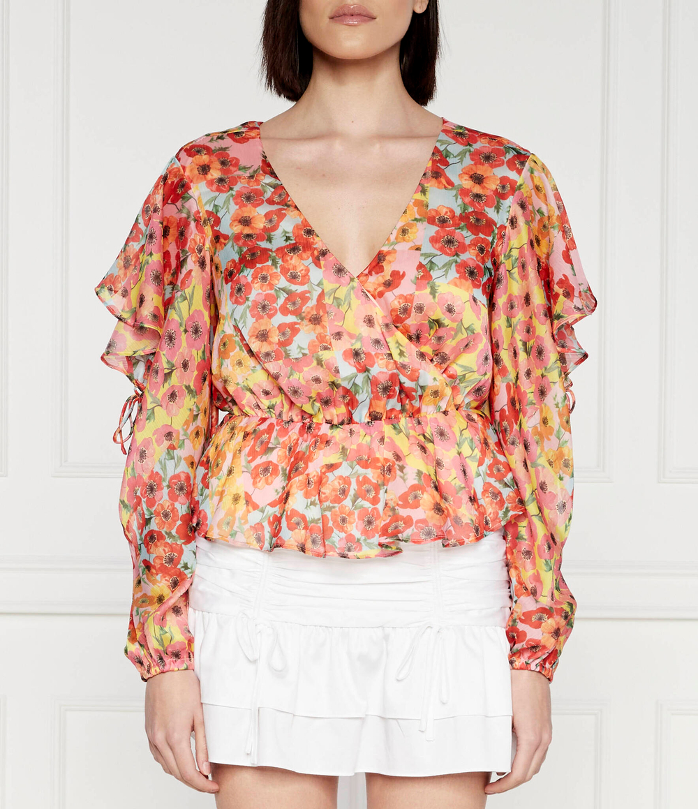 Блузка GUESS - разноцветная(W4GH82 WCWF2)