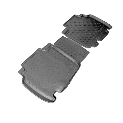 Ковры в салон Norplast/Unidec для Renault Kangoo (2008-)Полиуретан,Черный,задние арт.NPL-Po-69-43