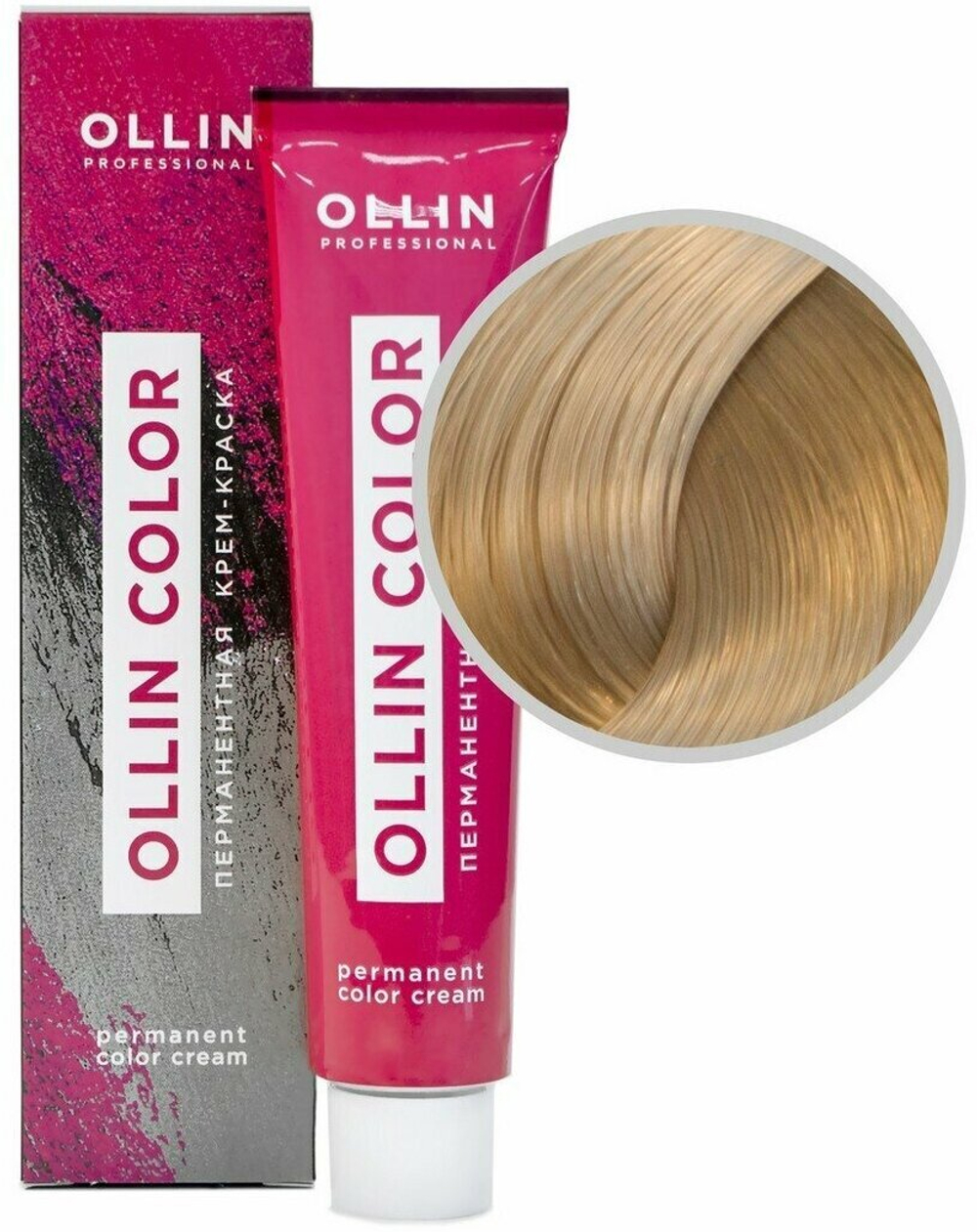 OLLIN COLOR 9/1 блондин пепельный 60мл Перманентная крем-краска для волос