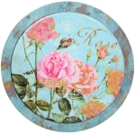 Подставка керамическая 18 см «Розовый куст»