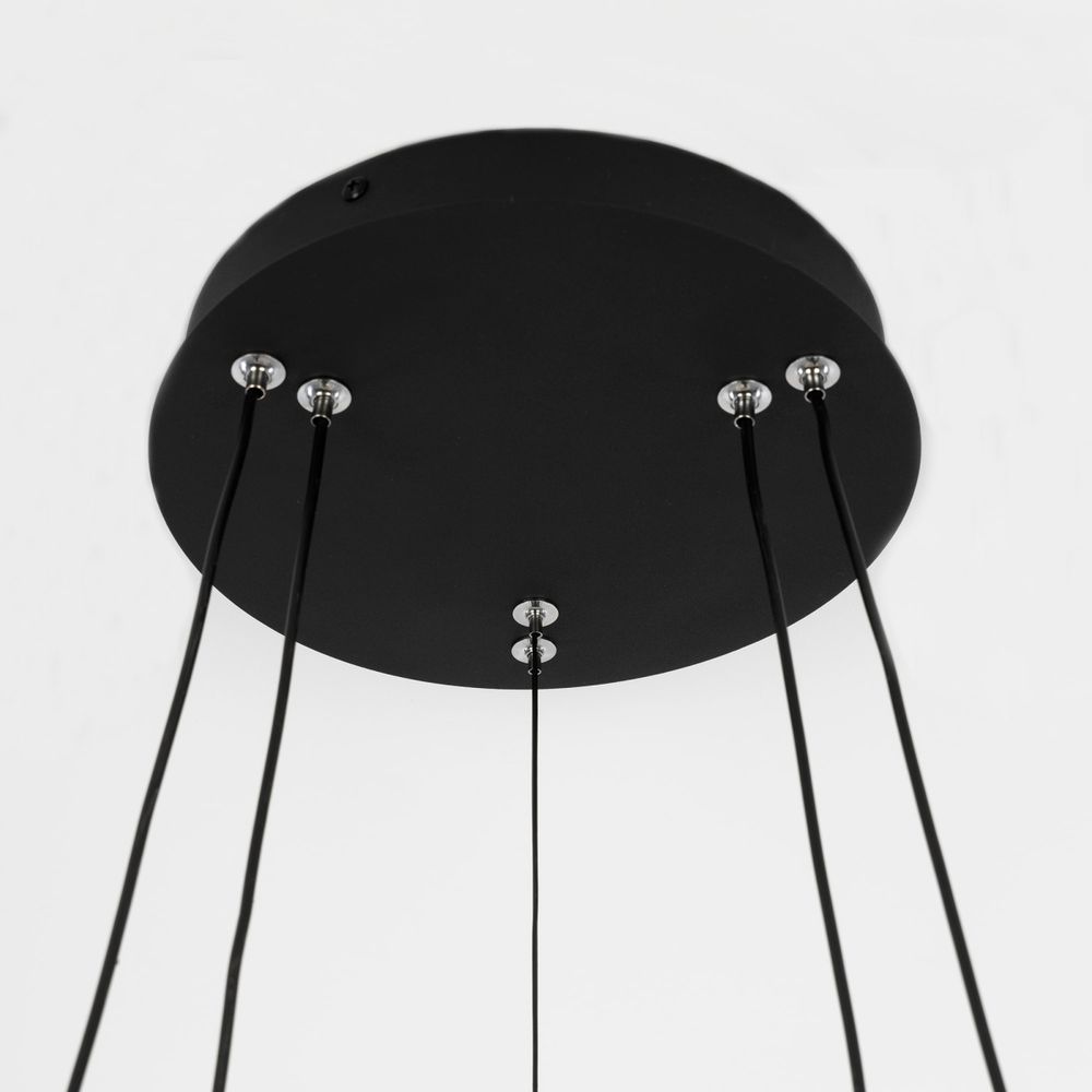 Citilux Дуэт CL719641 LED Люстра подвесная с пультом Чёрная