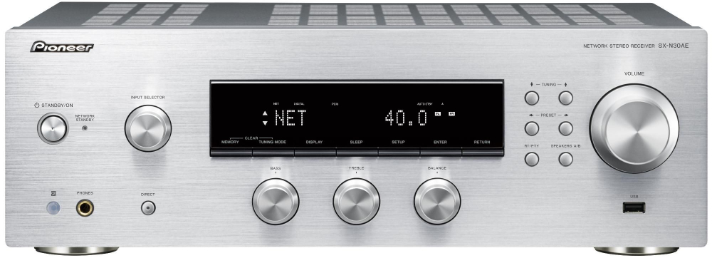 Стерео ресивер PIONEER SX-N30AE-S