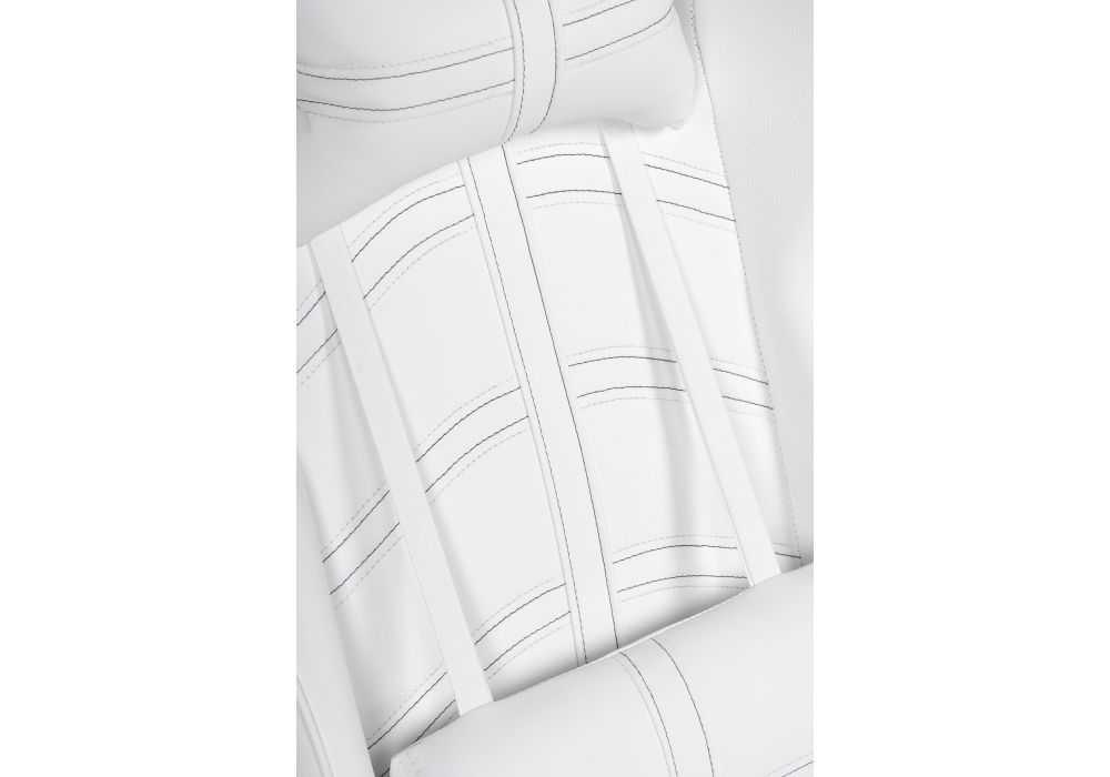 Компьютерное кресло Blanc white / black